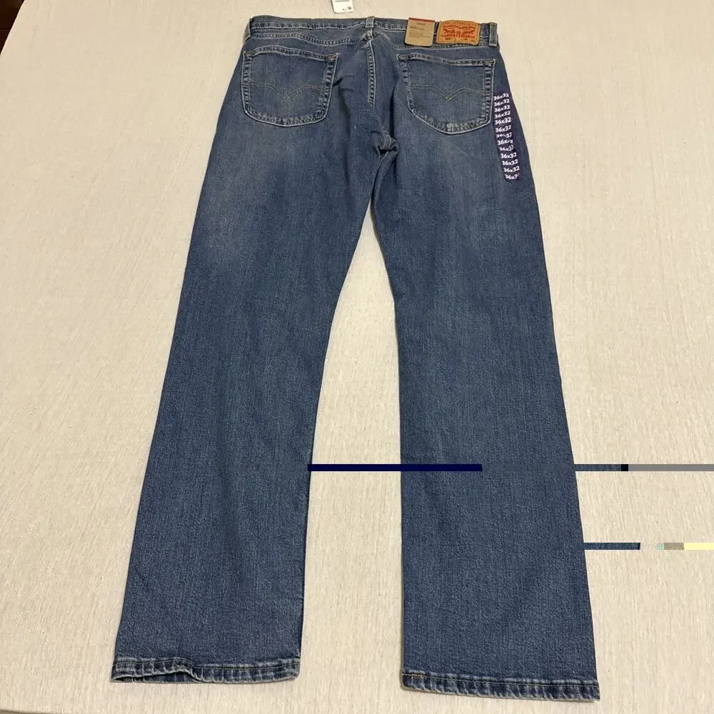 Levi's 505 Men's Regular Fit Stretch-Brand New 36x32 BNWT